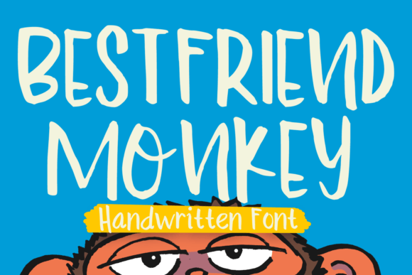 Bestfriend Monkey Font: Playful Display Type for Editorial Design