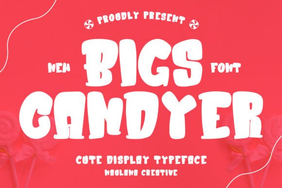 Bigs Candyer Font: Elevate Handmade Products & Crafts
