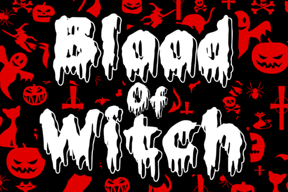 Blood of Witch Font: A Designer’s Horror Branding Test