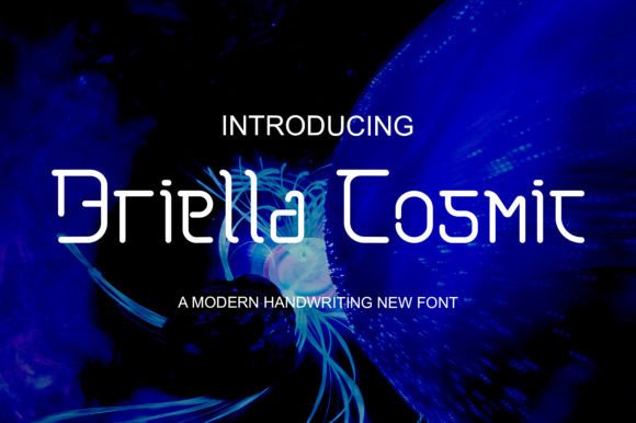 Briella Cosmic Font: A Display Typeface for Youthful Campaigns