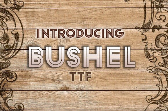 Bushel Font: Retro Charm for Handmade Products