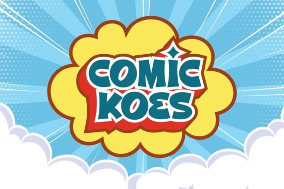 Comic Koes Font: Playful Display Type for Digital Campaigns