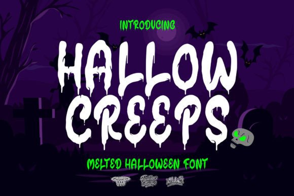Hallow Creeps Font: Spooky Display Type for Campaigns