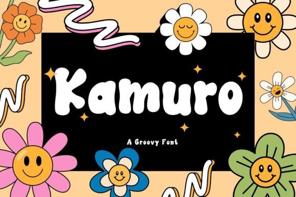 Kamuro Font: A Retro Display Typeface for Makers