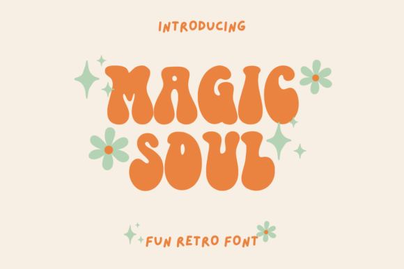 Magic Soul Font: A Retro Typeface for Brand Identity
