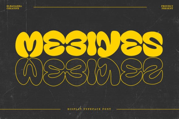 Mebiyes Font: Testing a Retro Bubble Display Typeface