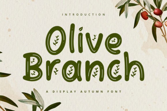 Olive Branch Font: A Web Designer’s Layout Review