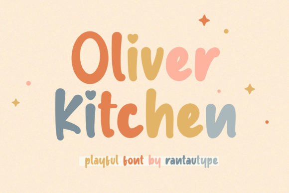 Oliver Kitchen Font: Playful Typography for Editorial Design