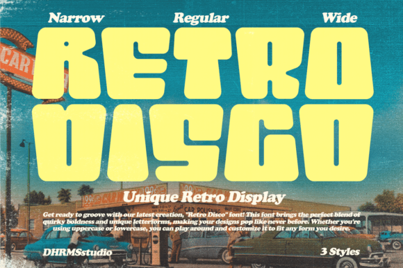 Retro Disco Font: Adding Playful Boldness to Web Layouts