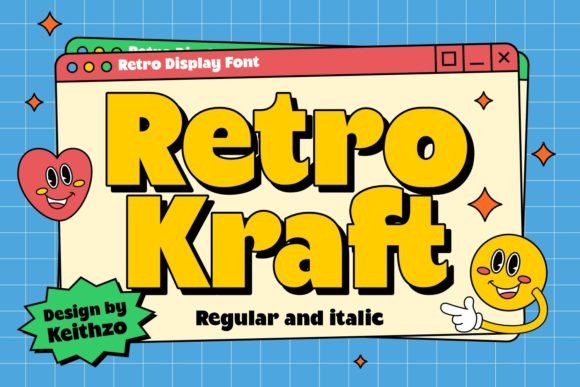 Retro Kraft Font: Adding Vintage Charm to Brand Identity