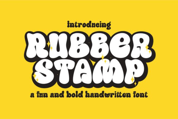 Rubber Stamp Font: Retro Display Type for Marketing
