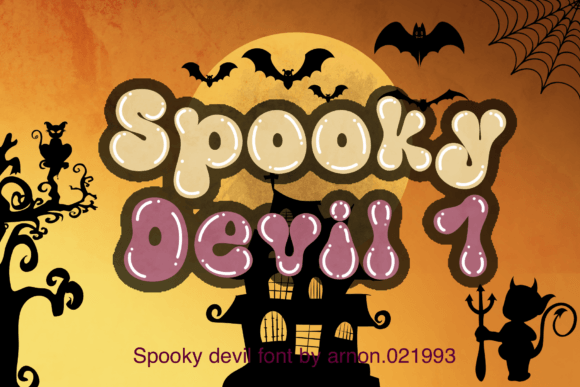 Spooky Devil 1 Font: A Playful Typeface for Branding
