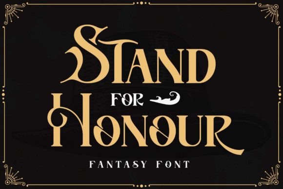 Stand for Honour Font: Bold Display Type for Campaigns