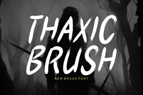 Thaxic Brush Font: A Web Designer’s Layout Test