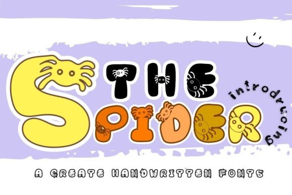 The Spider Font: A Playful Display Typeface for Editorial Design