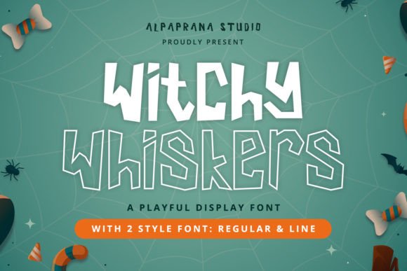 Witchy Whiskers Font: Playful Branding for Small Business
